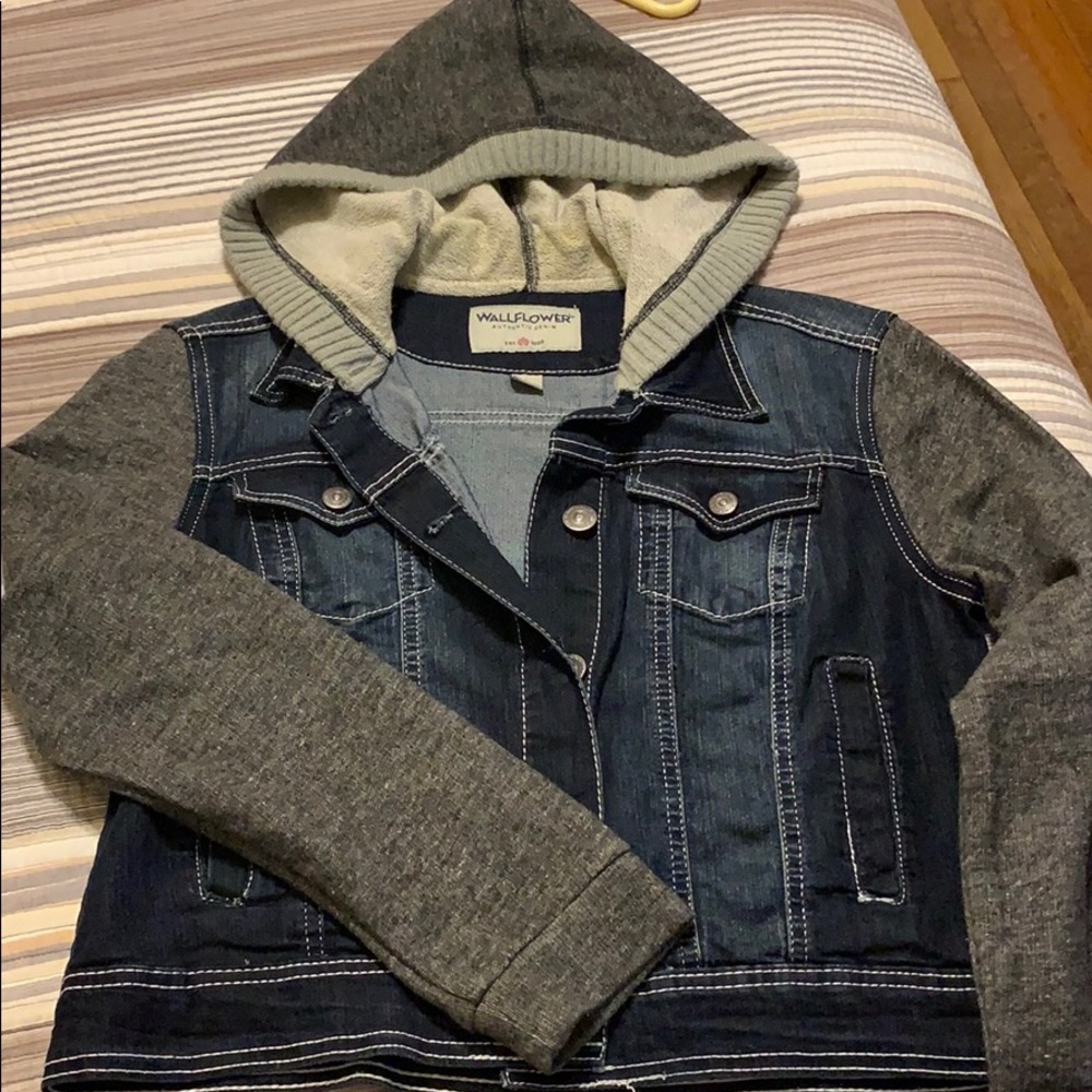 Kids denim casual jacket